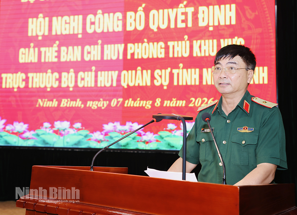 Điều động, bổ nhiệm nhân sự, giải thể, sắp xếp, tổ chức lại lực lượng quân sự địa phương- Ảnh 2.