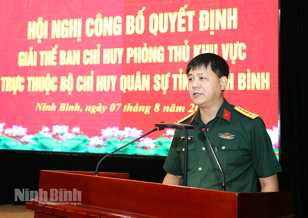 Điều động, bổ nhiệm nhân sự, giải thể, sắp xếp, tổ chức lại lực lượng quân sự địa phương- Ảnh 3.