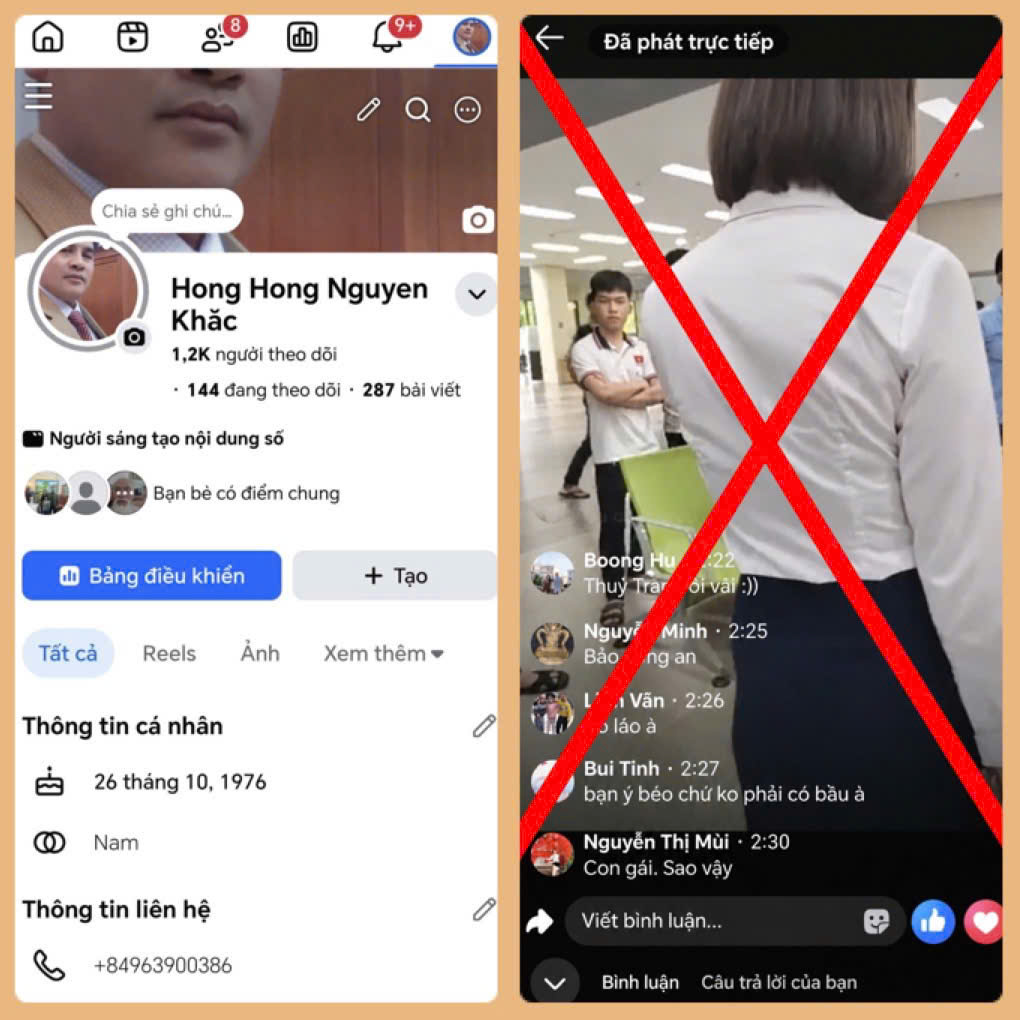 Bắt khẩn cấp đối tượng livestream, gây rối trật tự tại bệnh viện, cơ quan Công an khuyến cáo người dân- Ảnh 1.