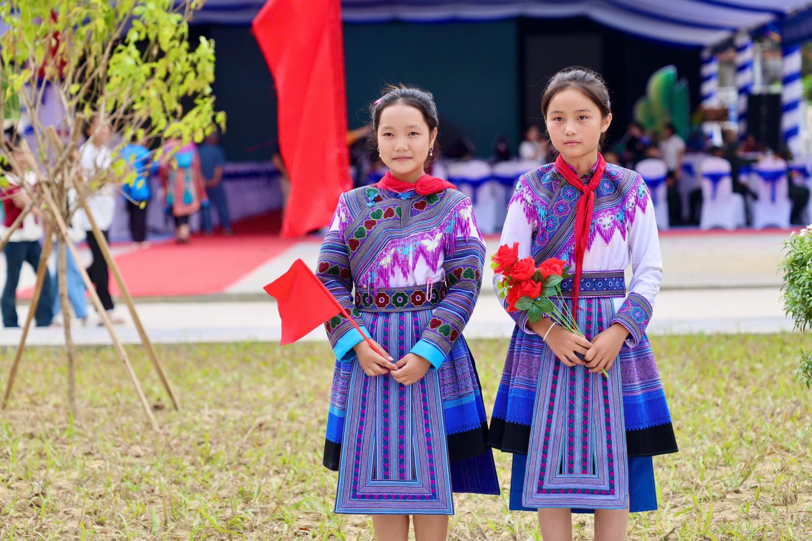 Không khí rộn ràng tại trường phổ thông nội trú mới, vùng biên Lào Cai trước khai giảng- Ảnh 16.