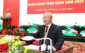 Tổng Bí thư Nguyễn Phú Trọng dự, chỉ đạo Hội nghị Quân chính toàn quân