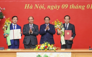 Công bố quyết định bổ nhiệm 2 Phó Thủ tướng; tri ân đồng chí Phạm Bình Minh và đồng chí Vũ Đức Đam