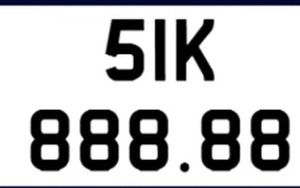 Kết quả đấu giá biển số ngày 21/10, 51K-888.88 giá hơn 15 tỷ đồng