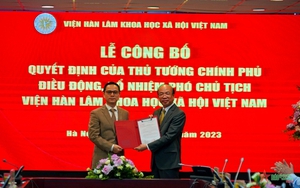 Thủ tướng điều động, bổ nhiệm Phó Chủ tịch Viện Hàn lâm KHXH Việt Nam