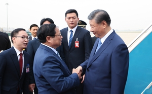 Thủ tướng Chính phủ Phạm Minh Chính đón Tổng Bí thư, Chủ tịch nước Trung Quốc Tập Cận Bình