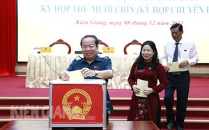 Kết quả lấy phiếu tín nhiệm 30 nhân sự tỉnh Kiên Giang