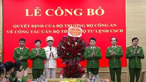 Bổ nhiệm Phó Tư lệnh Cảnh sát cơ động, lãnh đạo Công an tỉnh Thái Nguyên