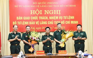Tân Tư lệnh Bộ Tư lệnh Bảo vệ Lăng Chủ tịch Hồ Chí Minh nhậm chức