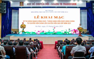 Công bố điểm thi nâng ngạch công chức, thăng hạng viên chức năm 2023