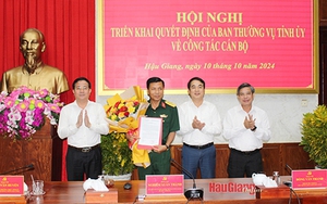 Tiếp nhận, bổ nhiệm Đại tá, Chính ủy giữ chức Trưởng Ban Nội chính Tỉnh ủy