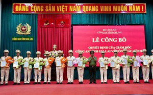 Công bố các quyết định của Giám đốc Công an tỉnh về nhân sự mới