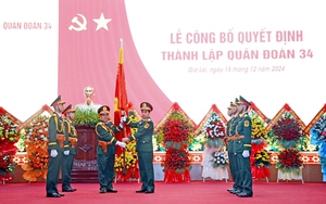 LỄ CÔNG BỐ QUYẾT ĐỊNH THÀNH LẬP QUÂN ĐOÀN 34