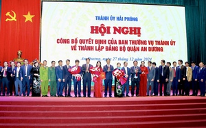 Công bố quyết định thành lập, chỉ định nhân sự Đảng Quận An Dương, Hải Phòng