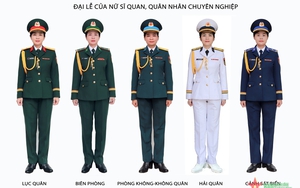 Bộ Quốc phòng đề xuất mẫu lễ phục mới (K24)