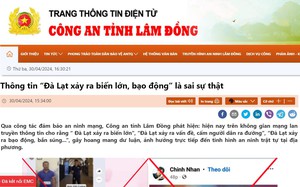 Công an Lâm Đồng bác tin ĐÀ LẠT XẢY RA BIẾN LỚN, CÓ BẠO ĐỘNG