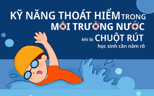 Kỹ năng phòng tránh đuối nước do bị chuột rút khi bơi lội học sinh cần nắm rõ