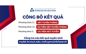 TUYỂN SINH 2024: Điểm chuẩn xét tuyển sớm Trường Đại học Bách khoa, ĐHQG TPHCM