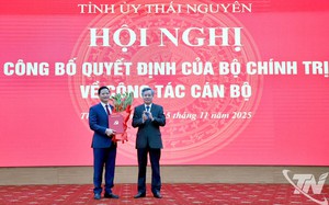 Bộ Chính trị điều động, chỉ định đồng chí Vương Quốc Tuấn giữ chức Phó Bí thư Tỉnh ủy Thái Nguyên