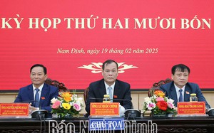 Nam Định: Thông qua 2 Nghị quyết liên quan đến sắp xếp, tinh gọn bộ máy