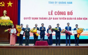 Sắp xếp bộ máy: Bổ nhiệm nữ Trưởng ban và 5 Phó Ban; 5 lãnh đạo phòng xin nghỉ hưu trước tuổi