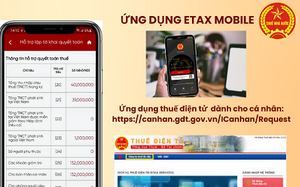 Quyết toán thuế thu nhập cá nhân theo tờ khai điền sẵn trên eTax Mobile