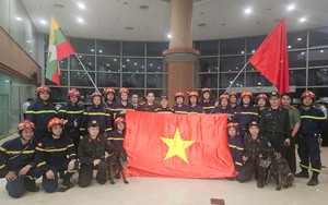 BỘ CÔNG AN CỨU NẠN, CỨU HỘ THẢM HỌA ĐỘNG ĐẤT TẠI MYANMAR