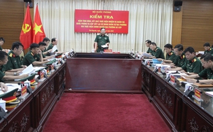 Khẩn trương sắp xếp cơ quan quân sự địa phương; chuyển giao lực lượng từ Bộ Tư lệnh BĐBP về Bộ Chỉ huy Quân sự tỉnh