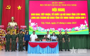 Hợp nhất Bộ Chỉ huy Quân sự 2 tỉnh; kiện toàn tổ chức, nhân sự Bộ Chỉ huy Quân sự tỉnh mới
