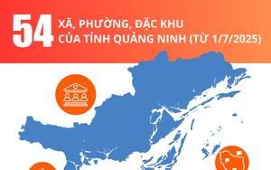 Danh sách Bí thư, Chủ tịch HĐND, UBND 54 xã, phường, đặc khu mới của tỉnh Quảng Ninh