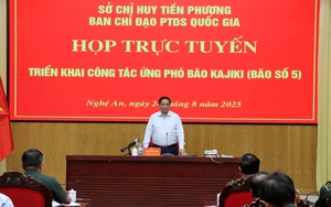 THỦ TƯỚNG HỌP KHẨN ỨNG PHÓ BÃO SỐ 5 (KAJIKI)