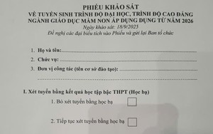 Lấy ý kiến về việc duy trì hay bỏ xét tuyển đại học bằng học bạ
