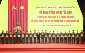 Tổ chức lại Ban Chỉ huy Quân sự cấp xã: Bổ nhiệm 166 Chỉ huy trưởng