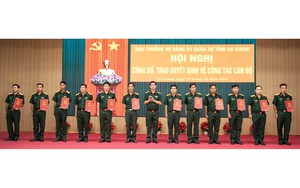 Kiện toàn Ban Chỉ huy quân sự cấp xã: Bổ nhiệm 73 sĩ quan giữ chức Chính trị viên phó