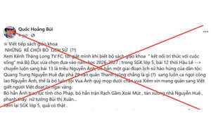 Bộ GDĐT: Cảnh báo thông tin, bình luận thất thiệt, xuyên tạc nội dung lịch sử trong sách giáo khoa.