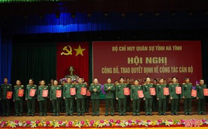 Kiện toàn Ban Chỉ huy Quân sự xã, phường: Xây dựng quân đội 
