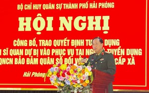 Phân công hơn 800 sĩ quan, quân nhân chuyên nghiệp về Ban Chỉ huy Quân sự cấp xã