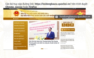 Hướng dẫn nộp hồ sơ trực tuyến ứng cử đại biểu Quốc hội, đại biểu Hội đồng nhân dân