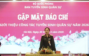 Tuyển sinh quân sự 2026: Thêm phương thức xét tuyển