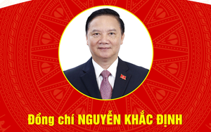 Tiểu sử đồng chí Nguyễn Khắc Định, Phó Chủ tịch Quốc hội khóa XVI
