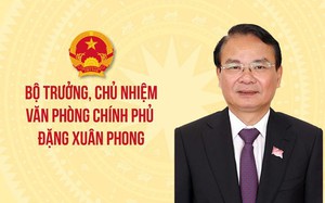 TIỂU SỬ ĐỒNG CHÍ ĐẶNG XUÂN PHONG, BỘ TRƯỞNG, CHỦ NHIỆM VĂN PHÒNG CHÍNH PHỦ