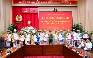 Công bố quyết định của Ban Bí thư chuẩn y nhân sự Ủy ban Kiểm tra Đảng ủy Công an Trung ương