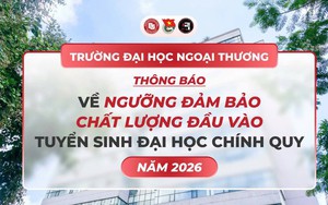 Điểm sàn tuyển sinh của Trường Đại học Ngoại thương 2026