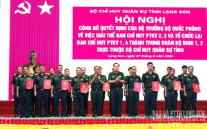 Điều động, bổ nhiệm nhân sự; giải thể, tổ chức lại lực lượng quân sự địa phương