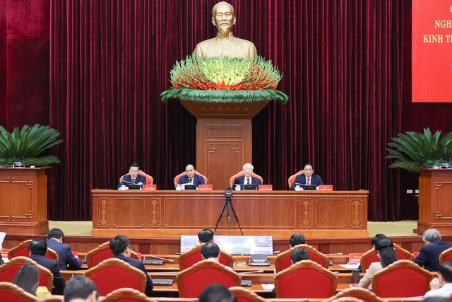 Tổng Bí thư Nguyễn Phú Trọng chủ trì Hội nghị phát triển vùng Đồng bằng sông Hồng - Ảnh 1.