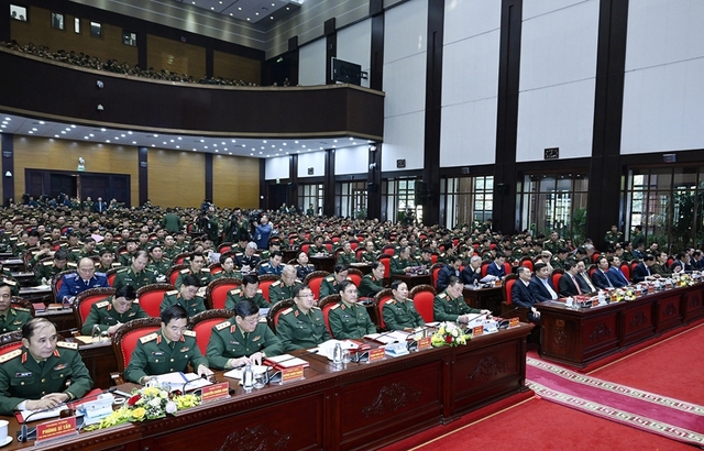 Tổng Bí thư Nguyễn Phú Trọng dự, chỉ đạo Hội nghị Quân chính toàn quân - Ảnh 4.