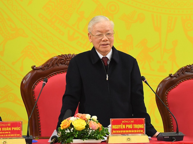 Tổng Bí thư, Chủ tịch nước, Thủ tướng Chính phủ dự Hội nghị Đảng ủy Công an Trung ương - Ảnh 6.