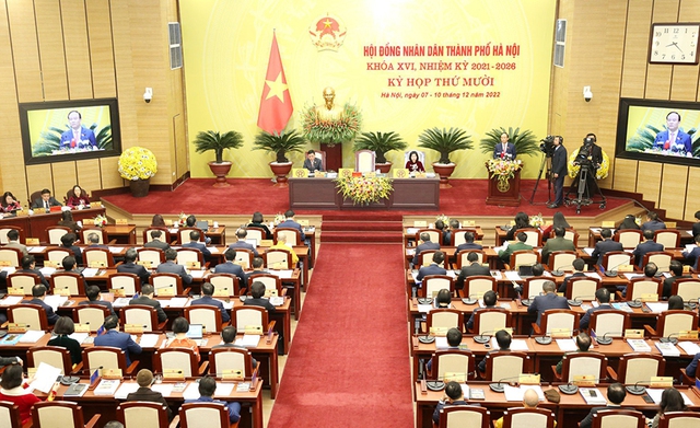 Tiến hành chất vấn kết quả thực hiện cam kết, lời hứa của UBND thành phố Hà Nội trước cử tri Thủ đô - Ảnh 1.