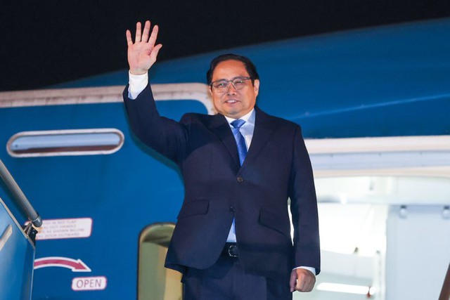 Thủ tướng Phạm Minh Chính bắt đầu thăm chính thức Luxembourg - Ảnh 1.