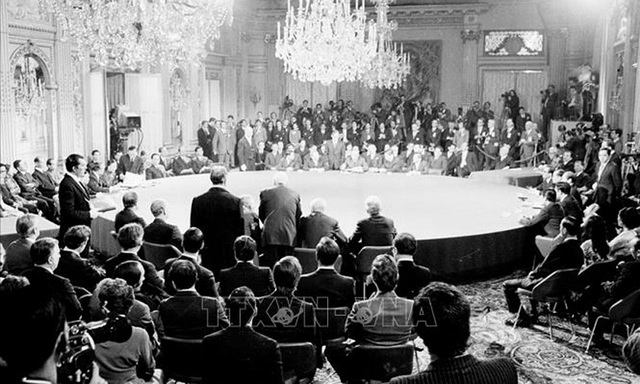 Nguyên Phó Thủ tướng Vũ Khoan: Hiệp định Paris mang lại mùa Xuân tự do cho dân tộc - Ảnh 2. Nguyên Phó Thủ tướng Vũ Khoan: Hiệp định Paris mang lại mùa Xuân tự do cho dân tộc - Ảnh 2.