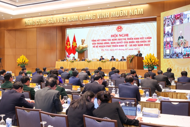 Tổng Bí thư Nguyễn Phú Trọng: Năm 2022 đạt nhiều thành tích và tiến bộ hơn năm 2021 - Ảnh 4.
